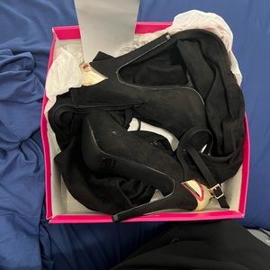 Thigh high stilettos